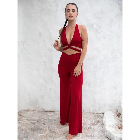 Royal Codes Crimson Red Serpent Top - Picture 3 of 4